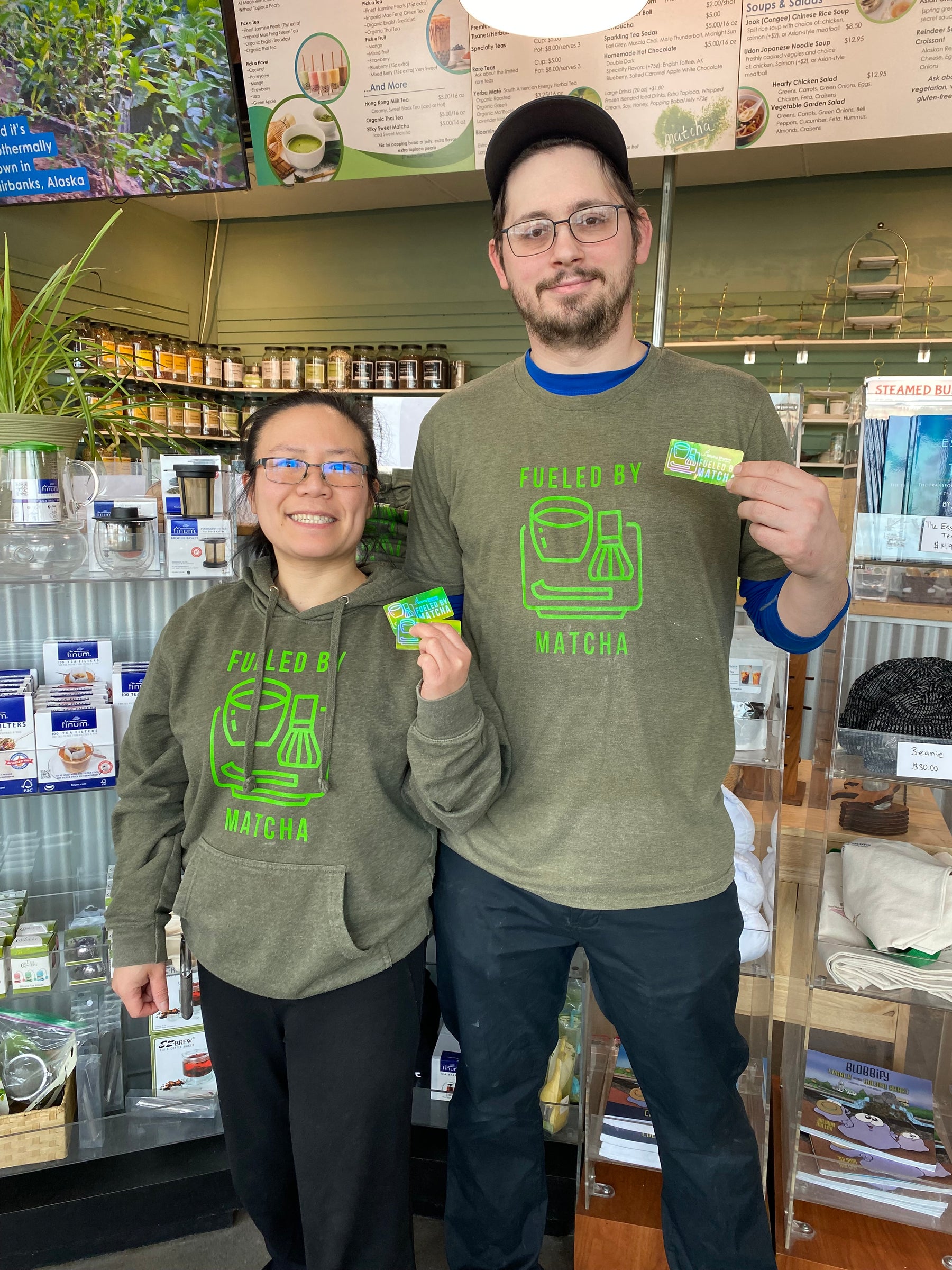 Camiseta impulsada por Matcha