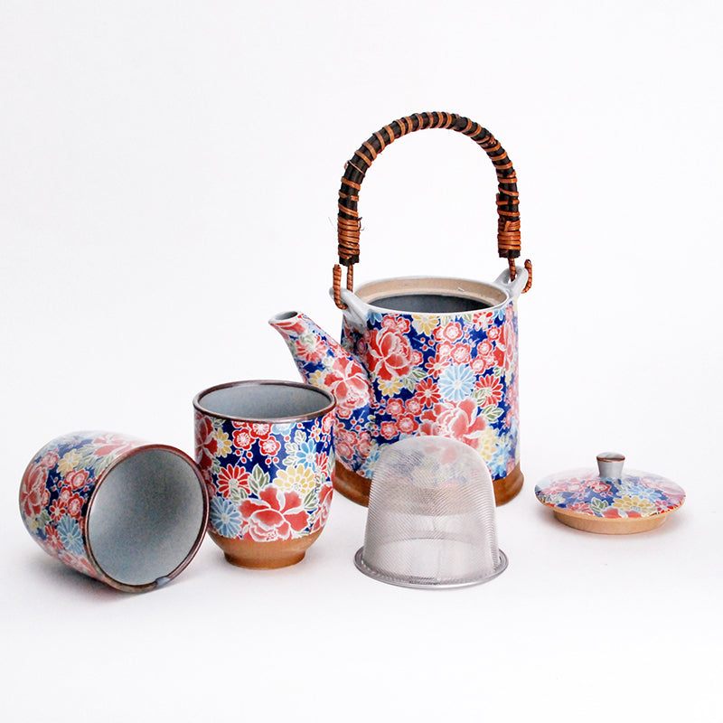 Shikiyuzen Blue Tea Set