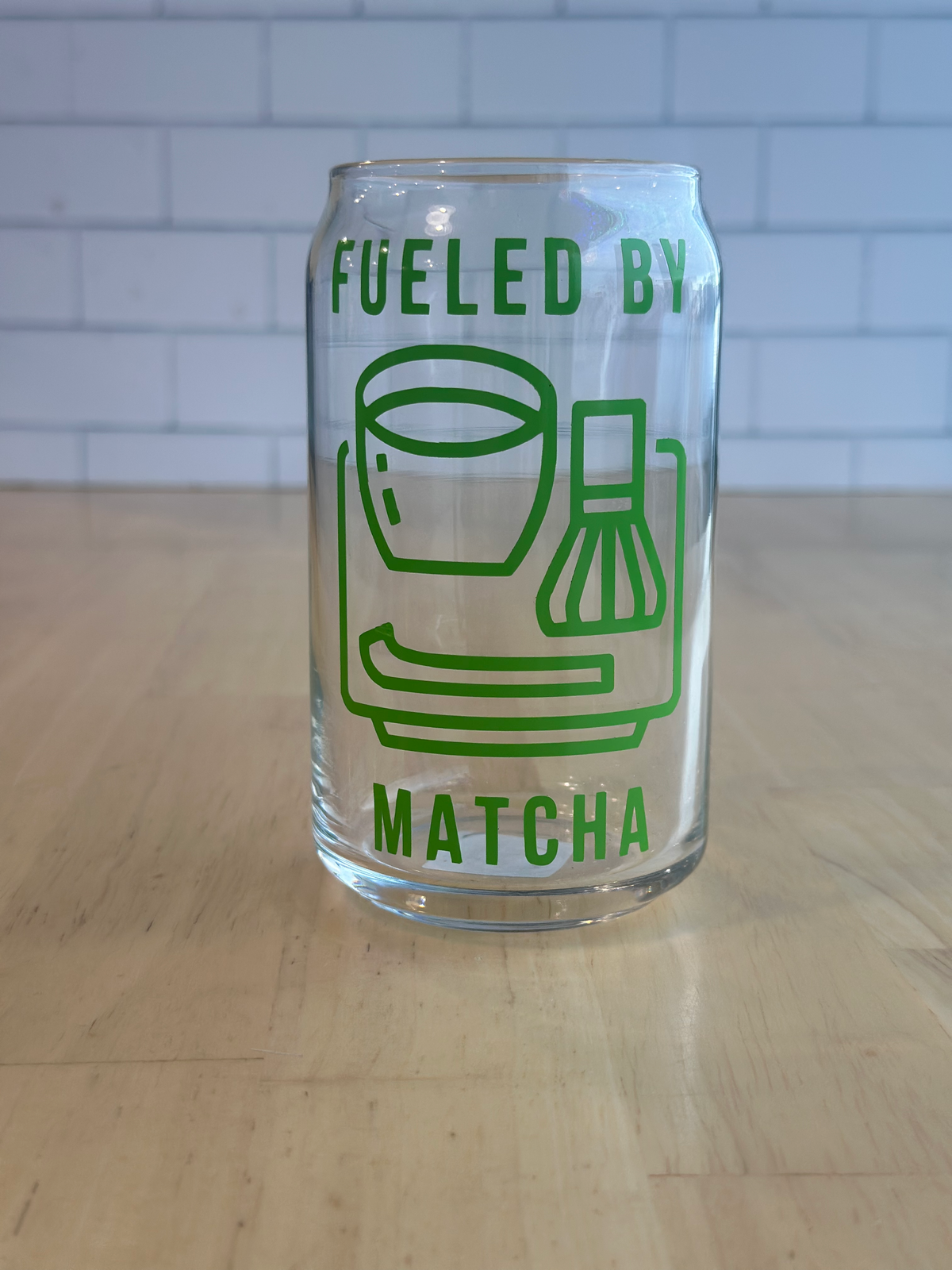 Fueled by Matcha™ Glass Mug