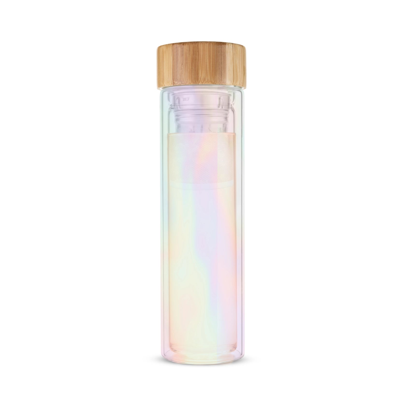 Glass Tea infuser Travel Mug with Lid | Sipping Stream