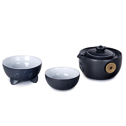 Black Cat Kung Fu Tea Set