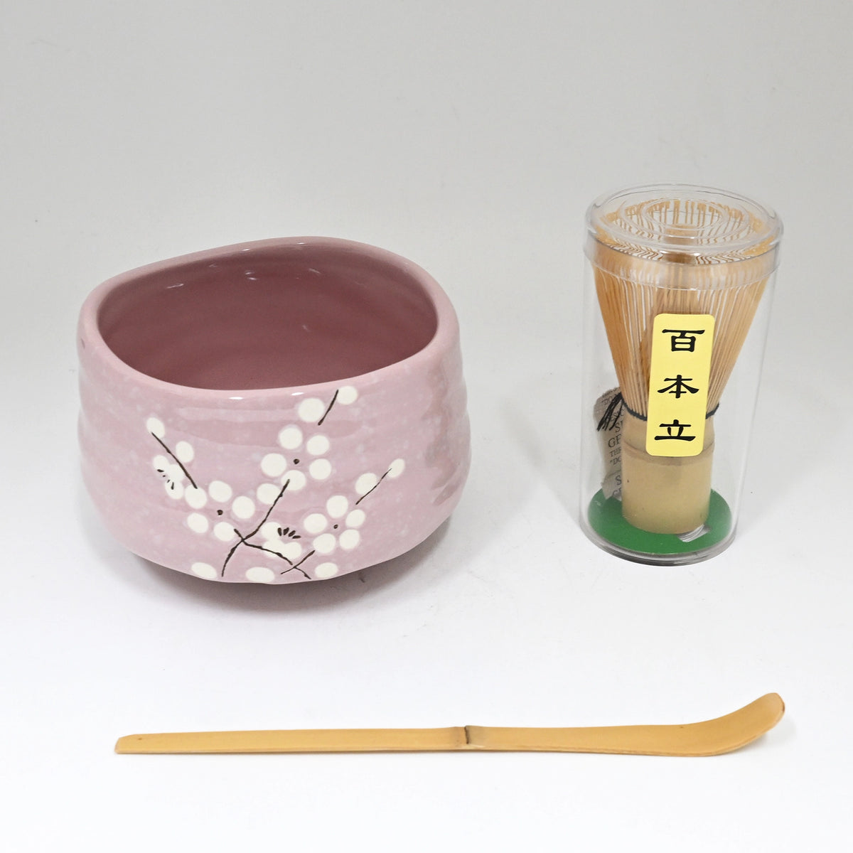 Pink Cherry Blossom Ceremonial Matcha Set