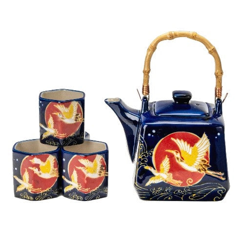 JUEGO DE TÉ KUNG FU PESCADO KOI CELADON