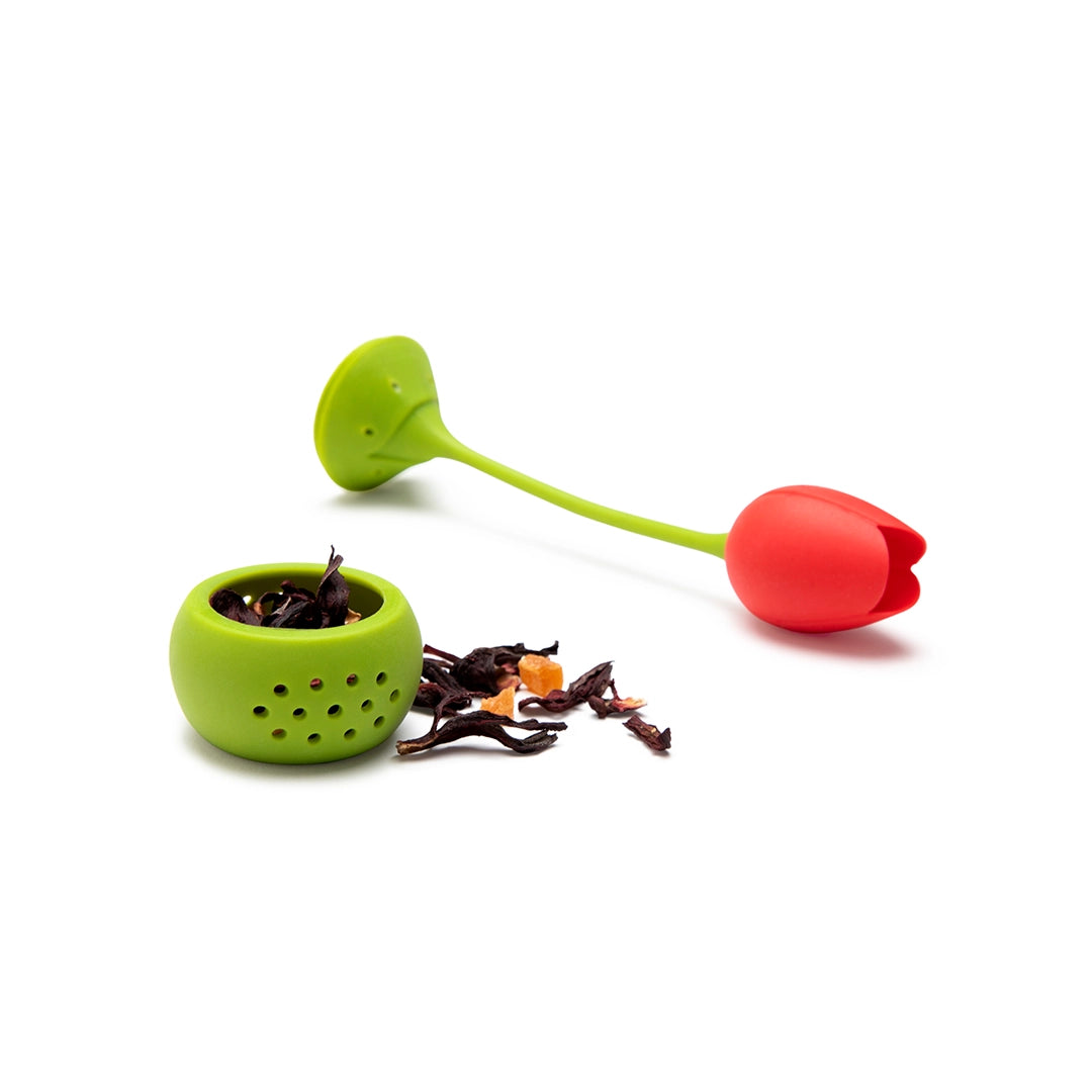 Tulip Tea Infuser (Red) - Silicone