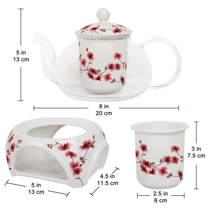 Petite Cherry Blossom Flowering Tea Gift Set