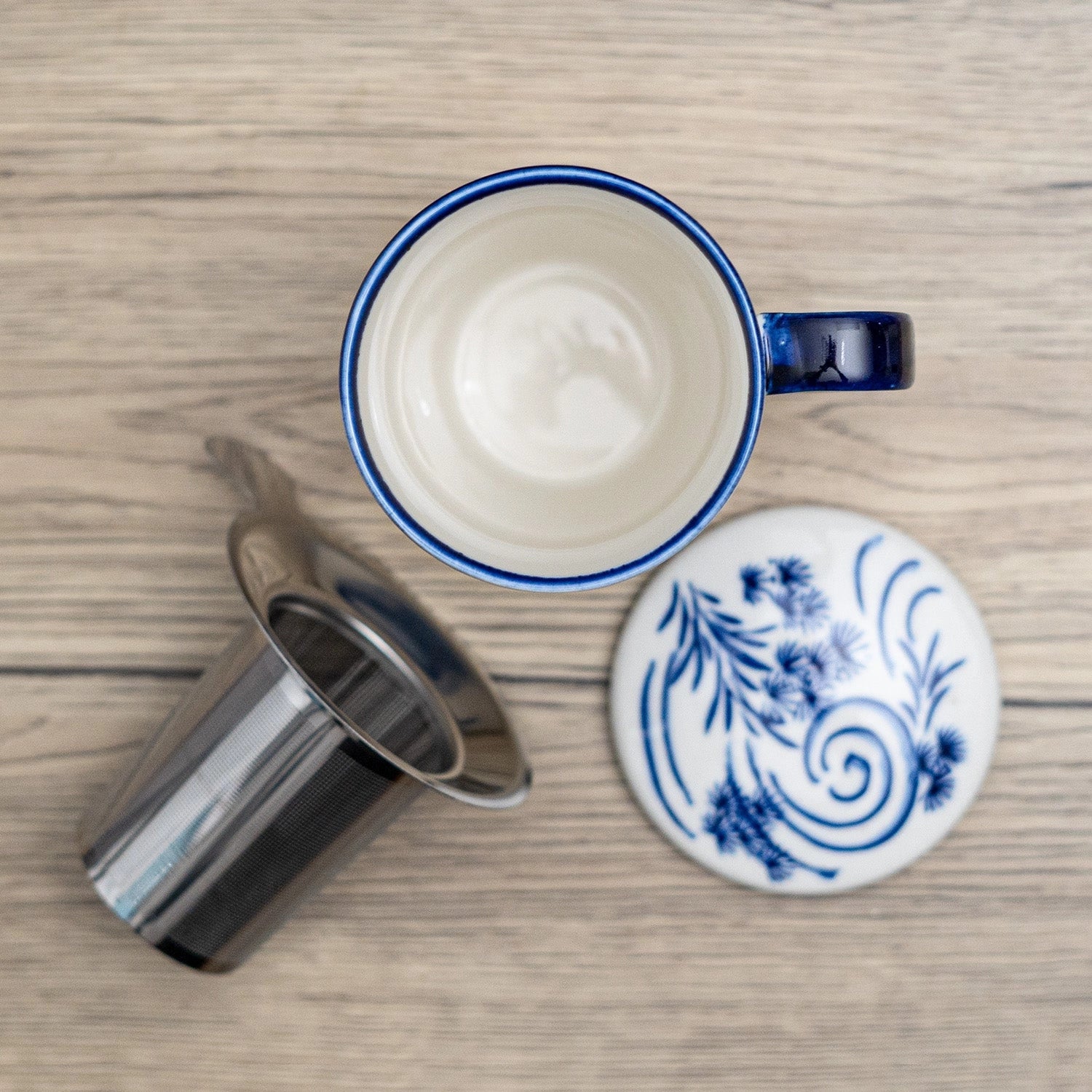 Taza Koi Roja con Infusor