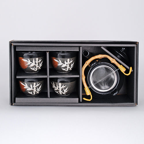 Juego de té de luna de bambú