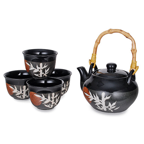 Juego de té de luna de bambú
