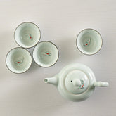AQUA BLUE SKY KOI FISH KUNG FU TEA SET 2