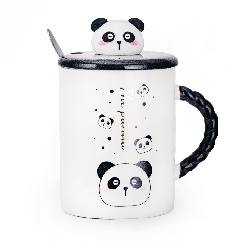 Taza con Cuchara Cabeza de Panda