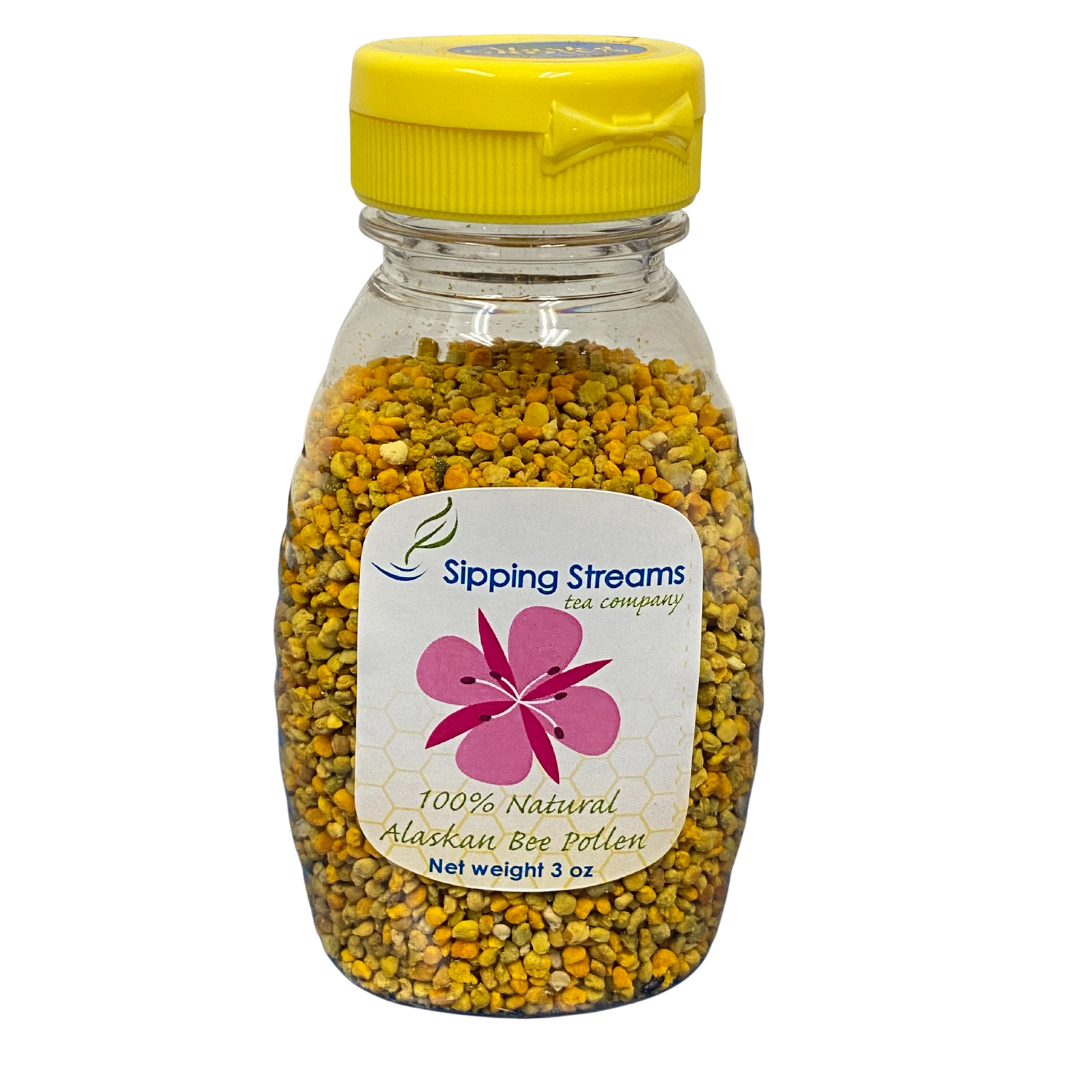 3-ounce bottle of Alaskan Bee Pollen.