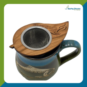 Infusor de té de hojas sueltas de madera