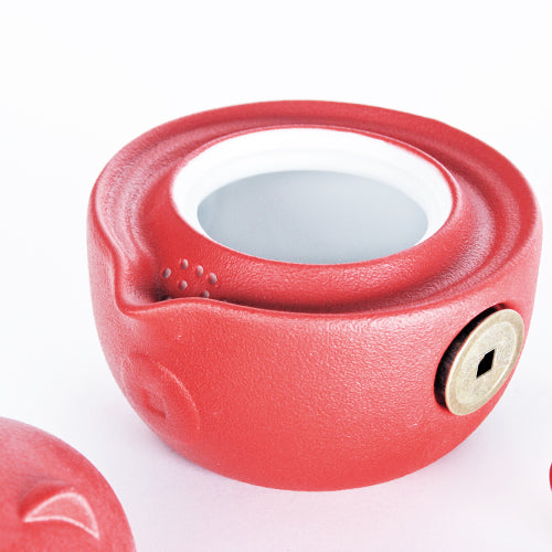 Juego de té Kung Fu de gato rojo