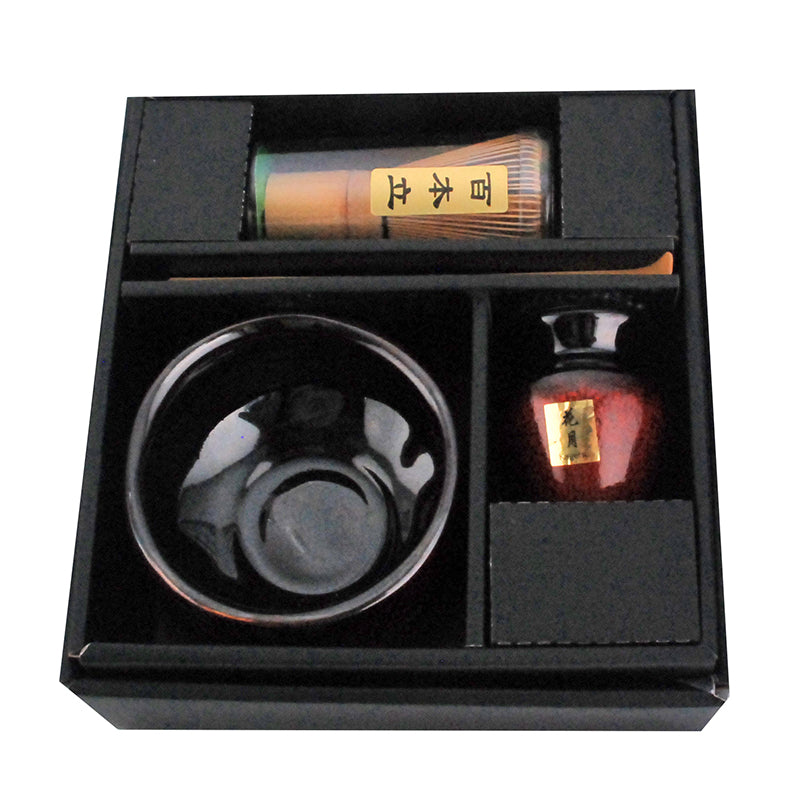 Dragon Red Ceremonial Matcha Set w/Holder