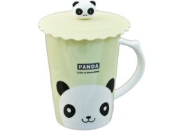 Taza Character con asa y tapa de silicona