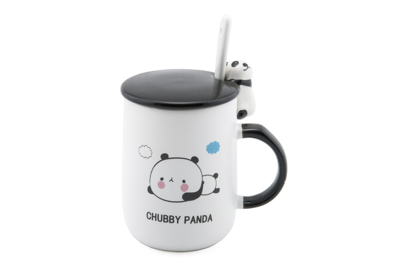 Taza con cuchara Chubby Panda