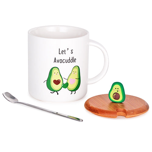Avocado Mug with Spoon