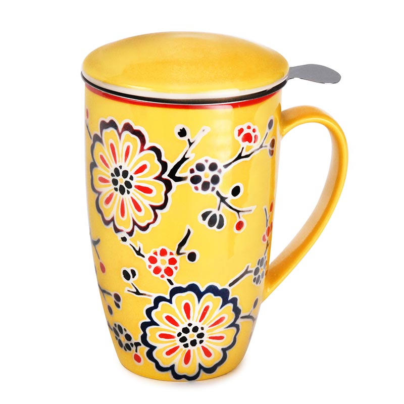Taza Ciruela Amarilla con Infusor