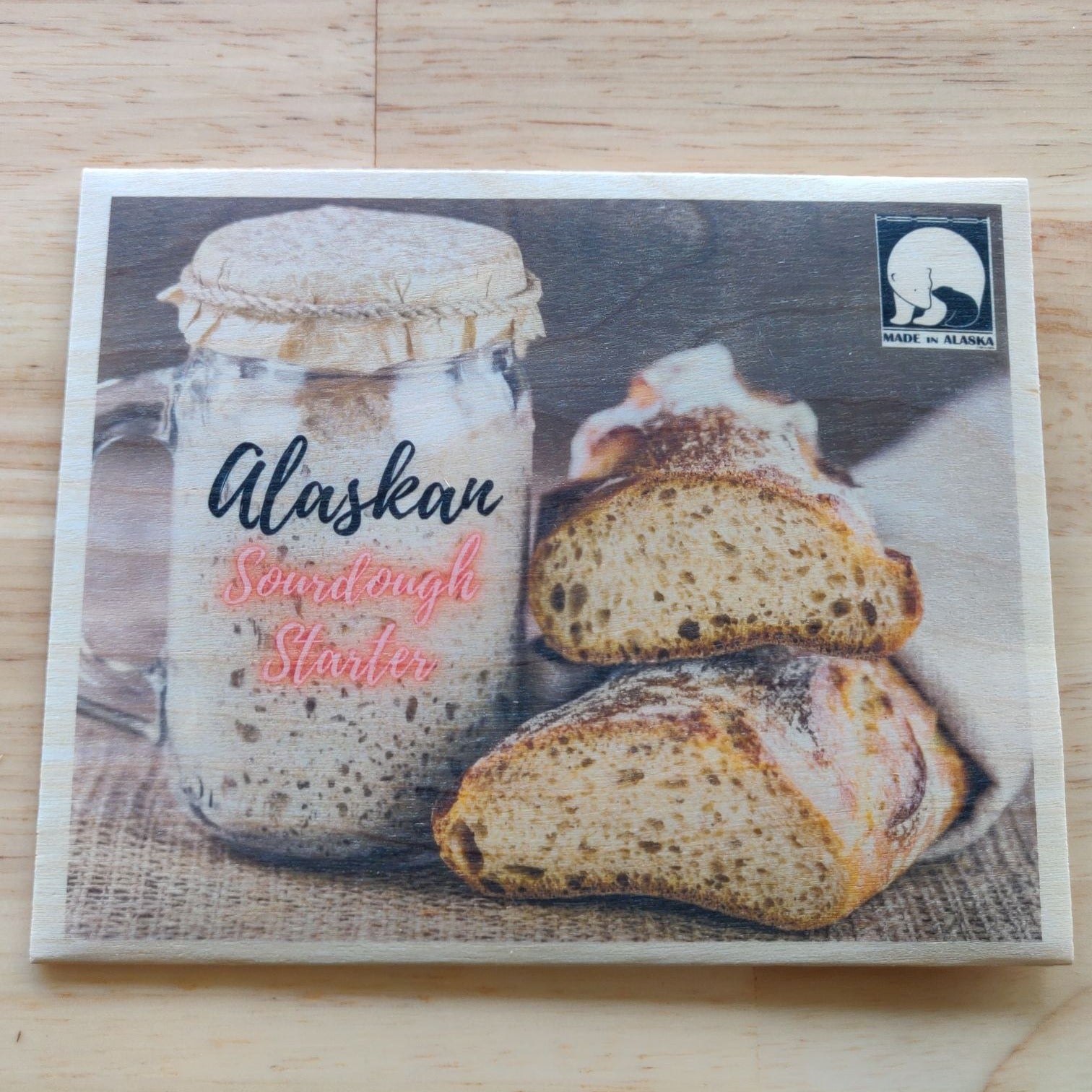 Sourdough Starter Wooden Postcard