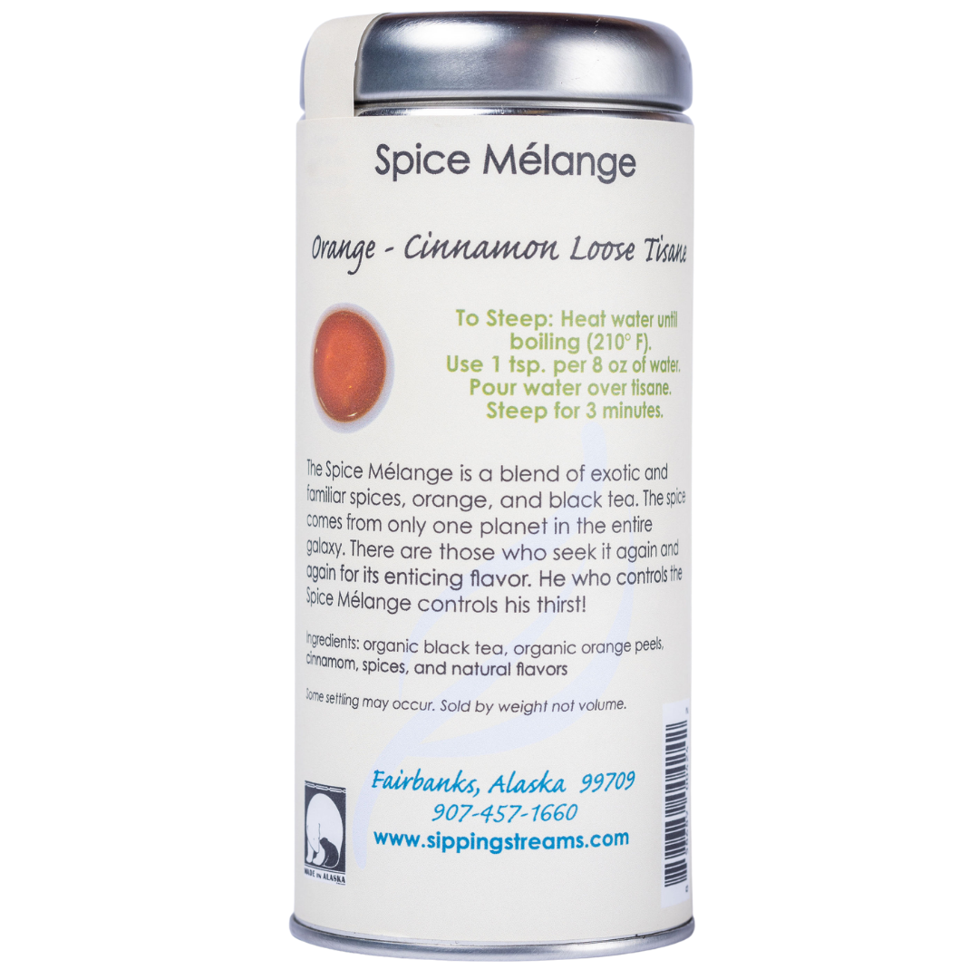 Spice Melange | Orange and Cinnamon Spiced Tea | Sipping Streams