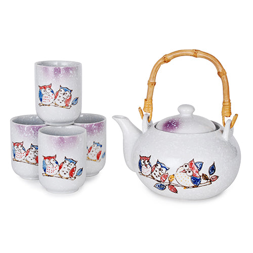 Teapot Set Stove Top Tea Kettle with 4 Cups