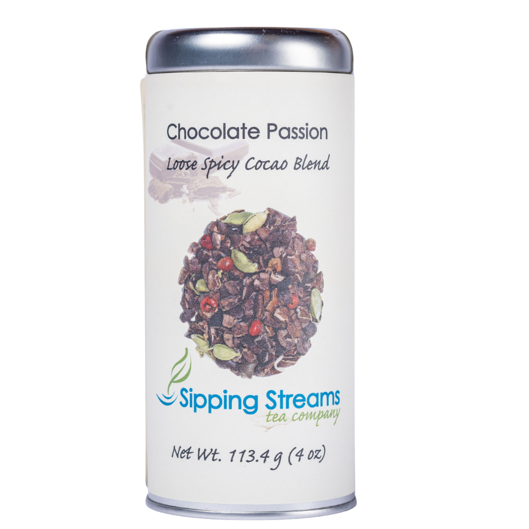 Chocolate Passion Spiced Loose Tea Blend | Sipping Streams Tea Company