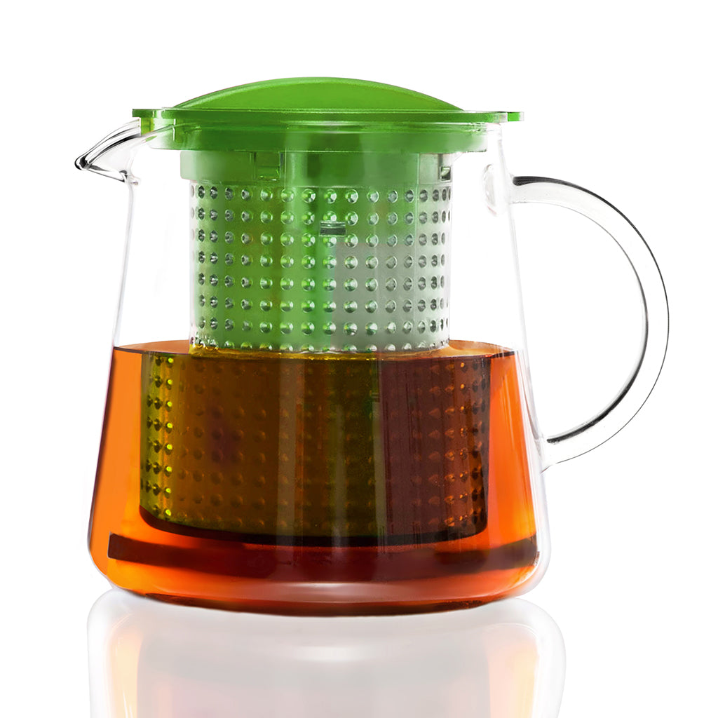 Teteras de vidrio con control de té