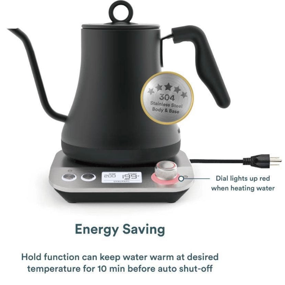 Electric Gooseneck Kettle - 0.8L | Sipping Streams Tea Co