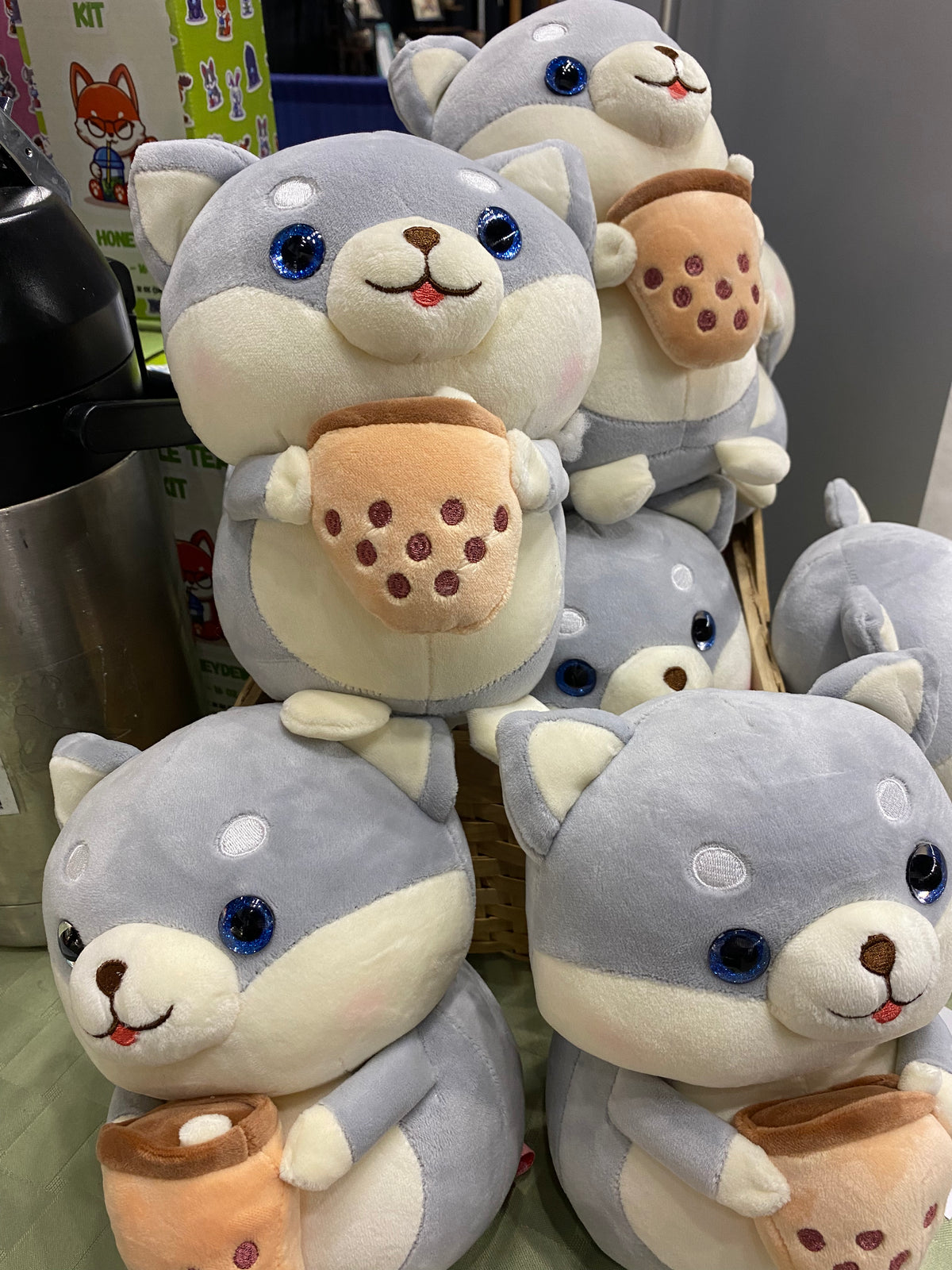 Husky Boba Plushie | Sipping Streams Tea