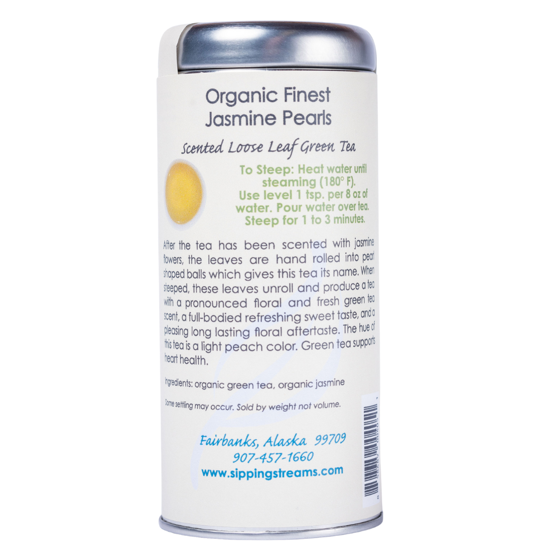 Organic Jasmine Pearls Green Tea | Sipping Streams Tea