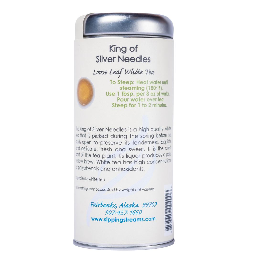 Instructions for making King of Silver Needles White Tea | Sipping Streams Tea
