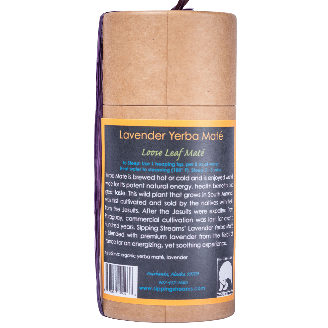 Lavender Yerba Maté Loose Leaf Tea Blend | Sipping Streams
