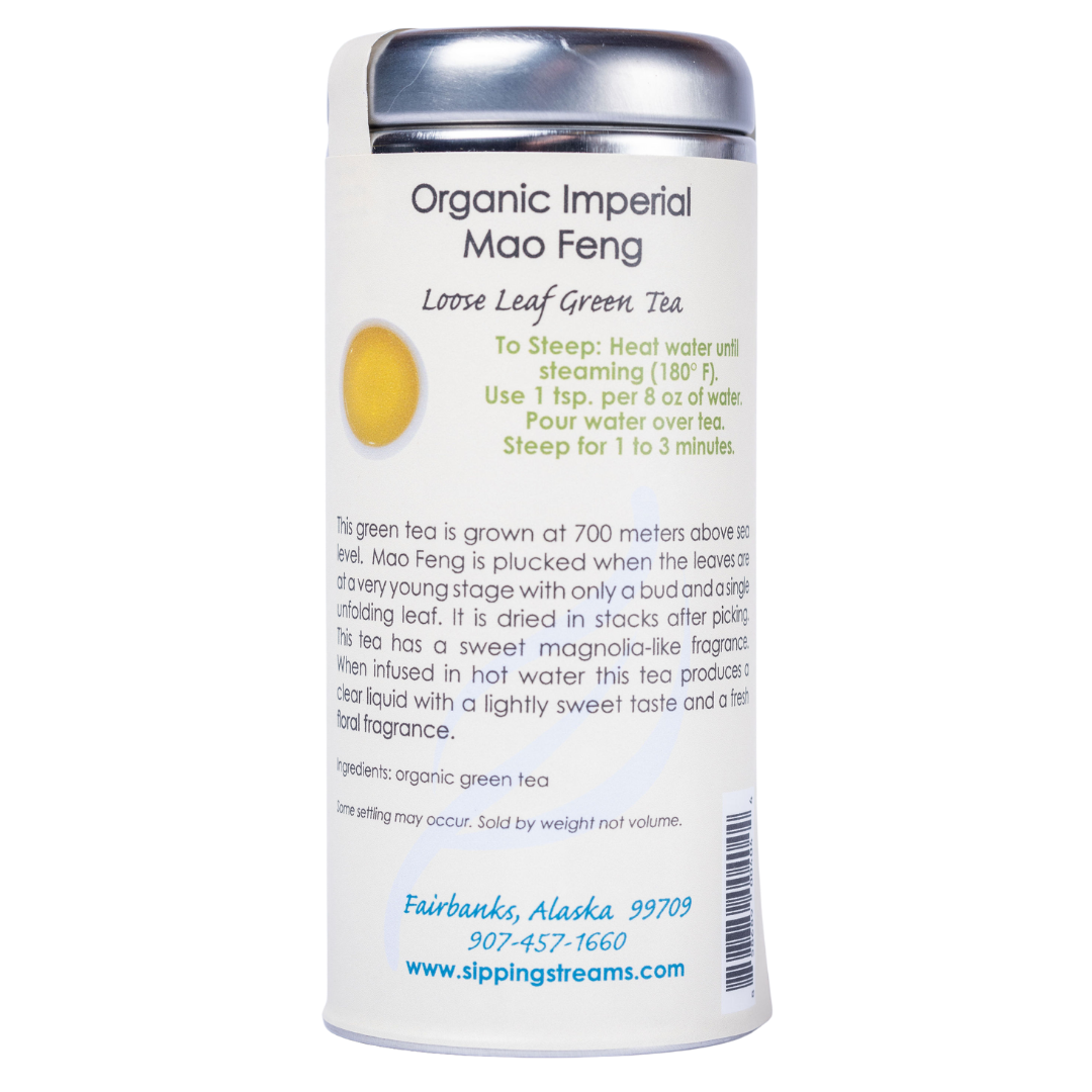 Organic Imperial Mao Feng Green Tea | Sipping Streams