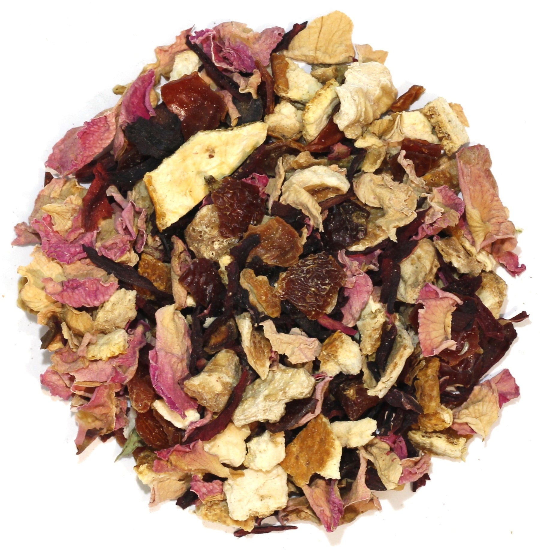 Midnight Sun Herbal Tea, a caffeine free,  floral & citrus tea blend | Sipping Streams Tea Company