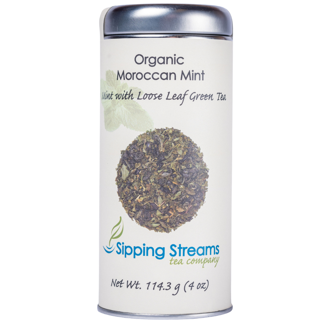Organic Moroccan Mint Herbal Tea | Sipping Streams Tea
