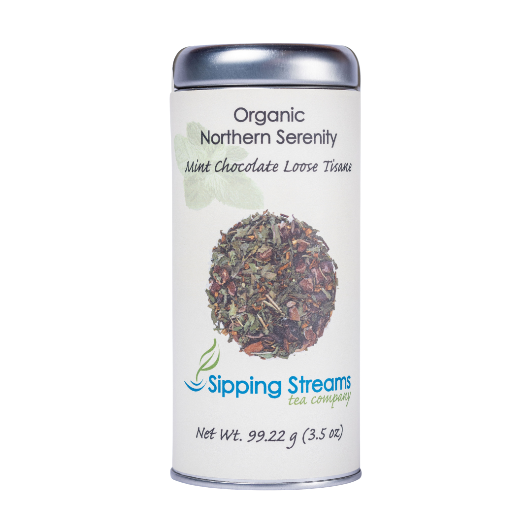 Organic Northern Serenity Herbal Tea Blend | Sipping Streams Tea Company