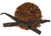 Loose leaf Vanilla Rooibos Tea displaying its unique reddish-brown color, perfect for a caffeine-free relaxation and allergy relief.