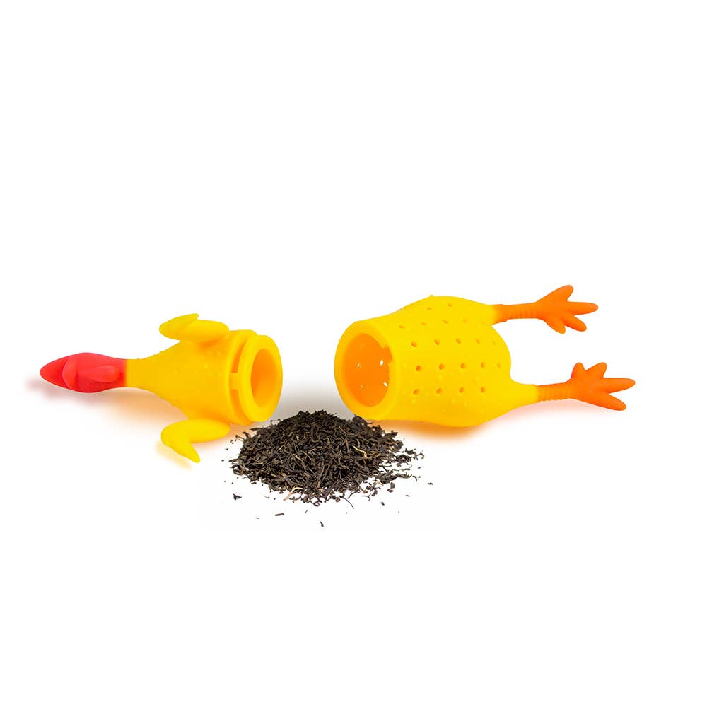 Cock-A-Doodle Brew - Tea Infuser - Rubber Chicken