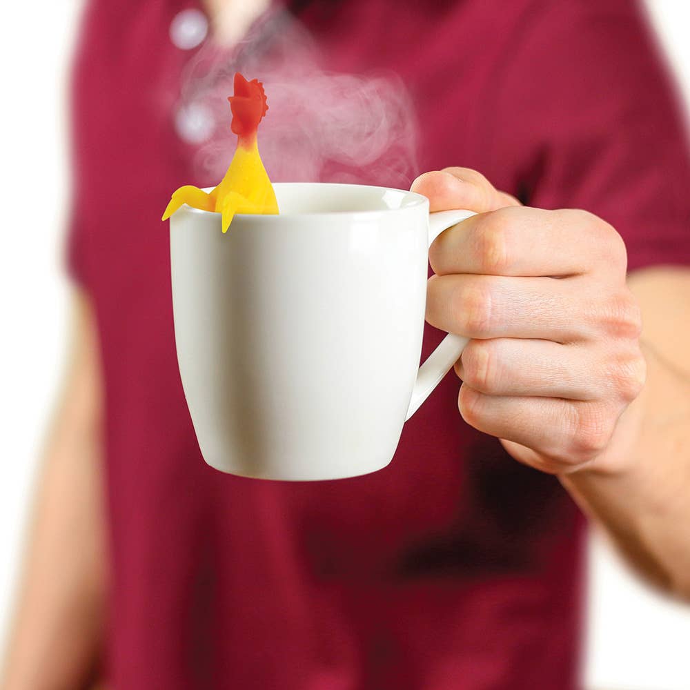 Cock-A-Doodle Brew - Tea Infuser - Rubber Chicken