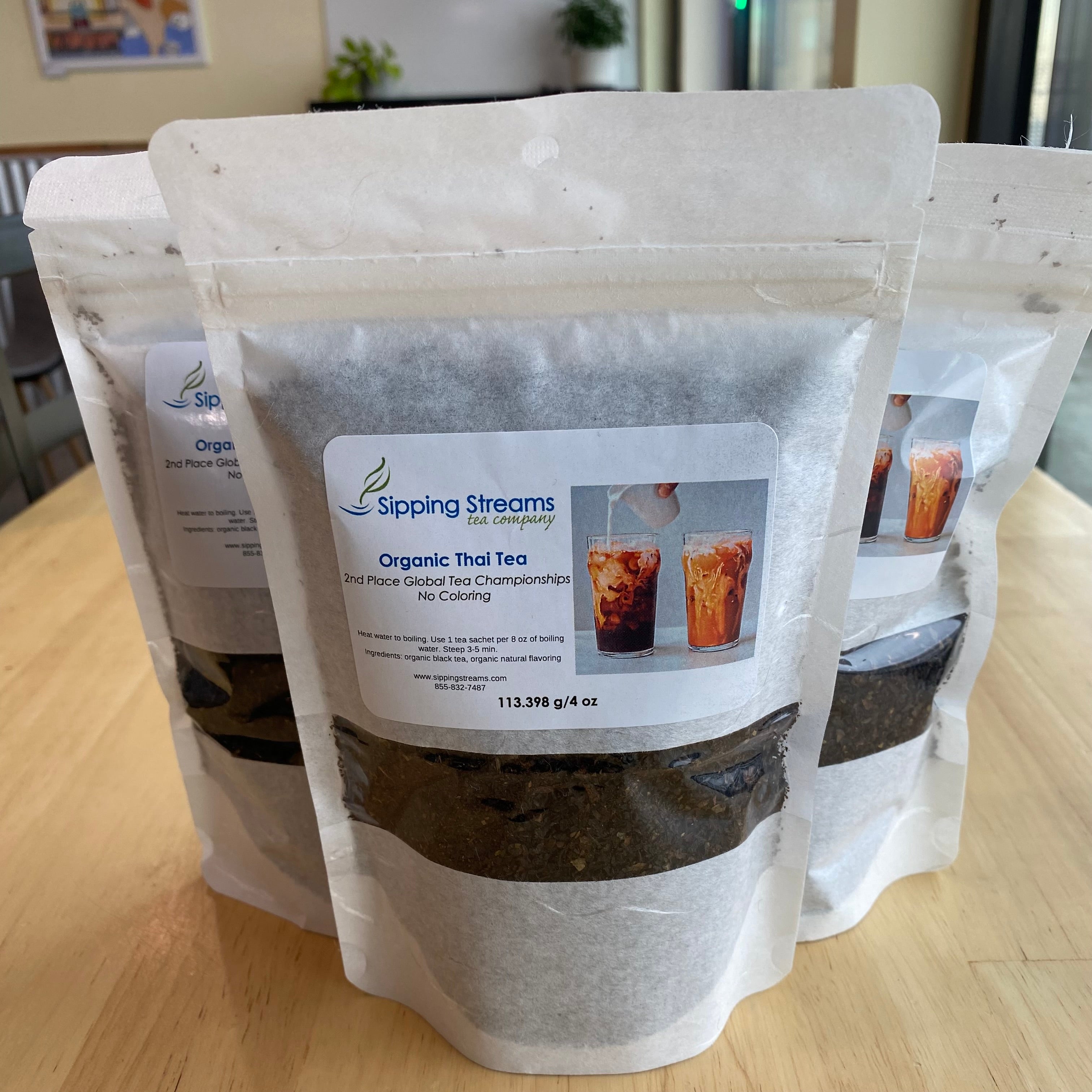 Loose Leaf Thai Tea 8 oz | Cha Thai | Sipping Streams Tea