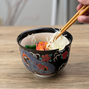 Snake Bowl with Chopsticks