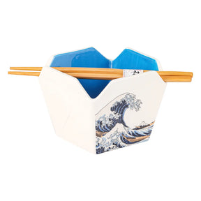 Takeout Box Serving Bowl with Chopsticks