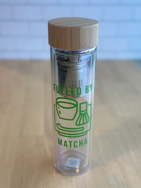 Fueled by Matcha™ Glass Travel Mug