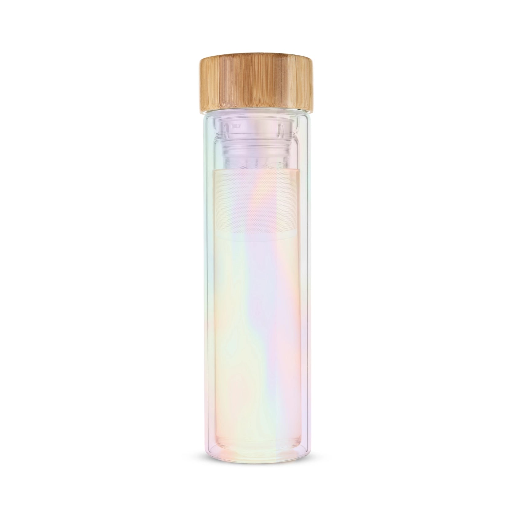 Glass Travel Mug w/ Tea Infuser