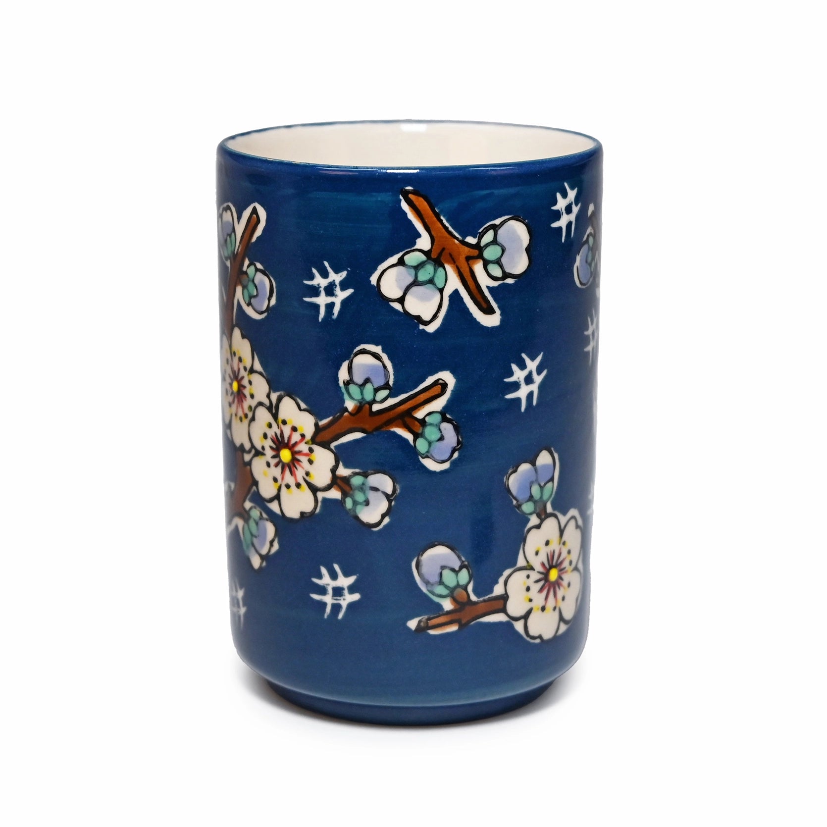 Japanese Floral Art (12oz) Yunomi Tea Cup