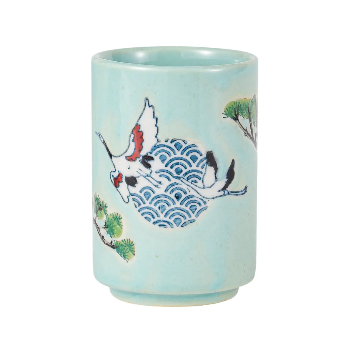 Taza de té de hojas y flores