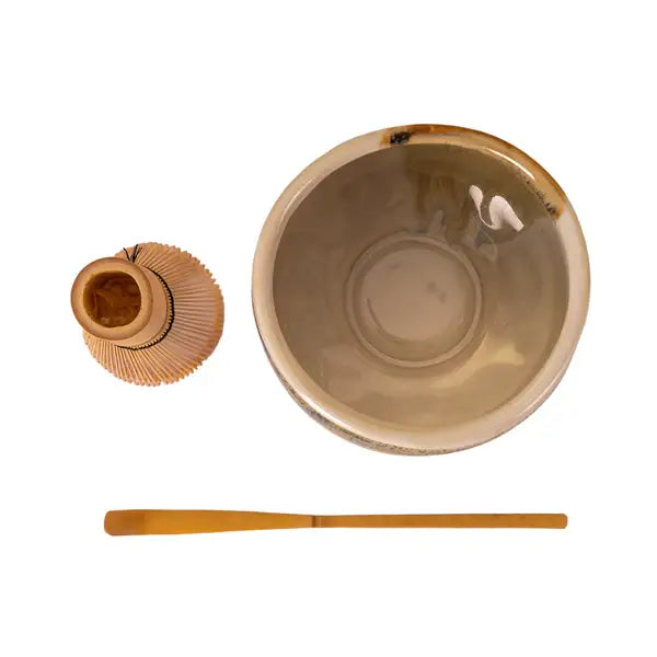 White Calico Ceremonial Matcha Set