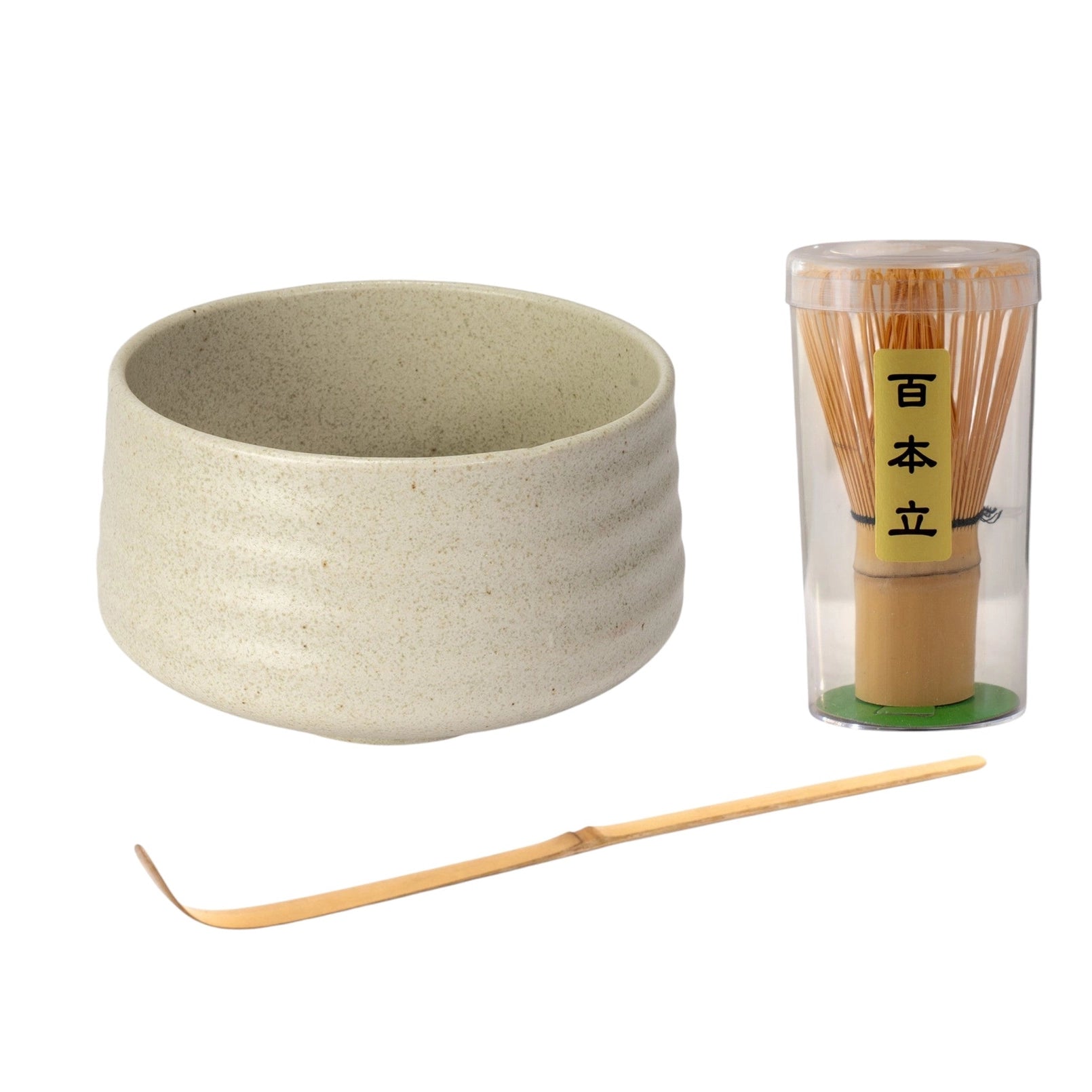 Mino Ware Nature White Matcha Set