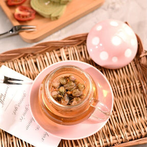 Charming Mushroom Tea Set with Glass Infuser