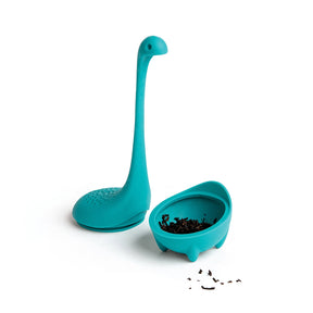 Baby Nessie Tea Infuser (Turquoise) for Hot or Iced Tea - Silicone